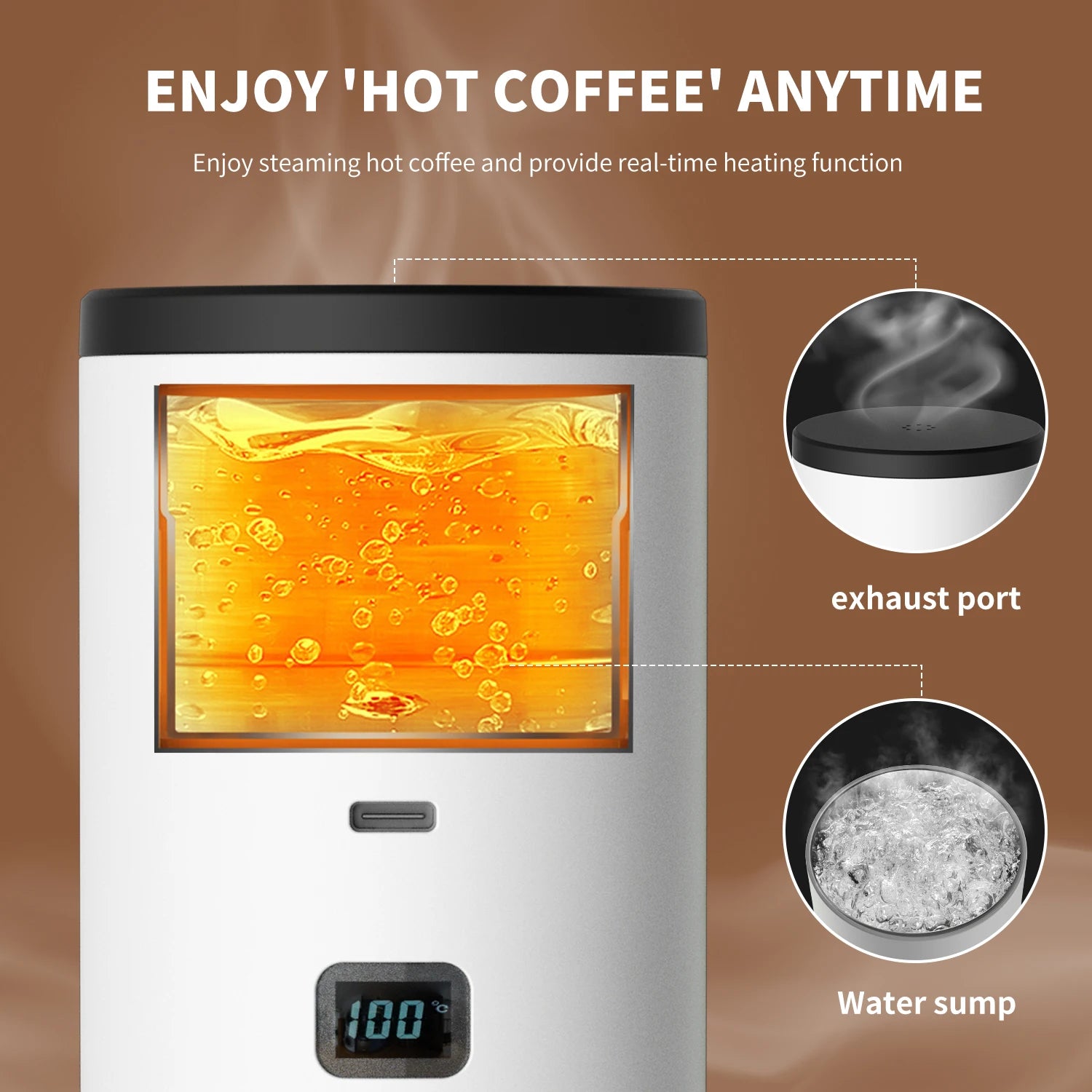 Portable Wireless Charging Coffee Machine 15BAR Multi-function 3 in 1 Fully Automatic Heating Overflow Capsule Coffee Machine Magic Electronics Sf0eb731d0ce34a8fb7cb242ff1cb1037l