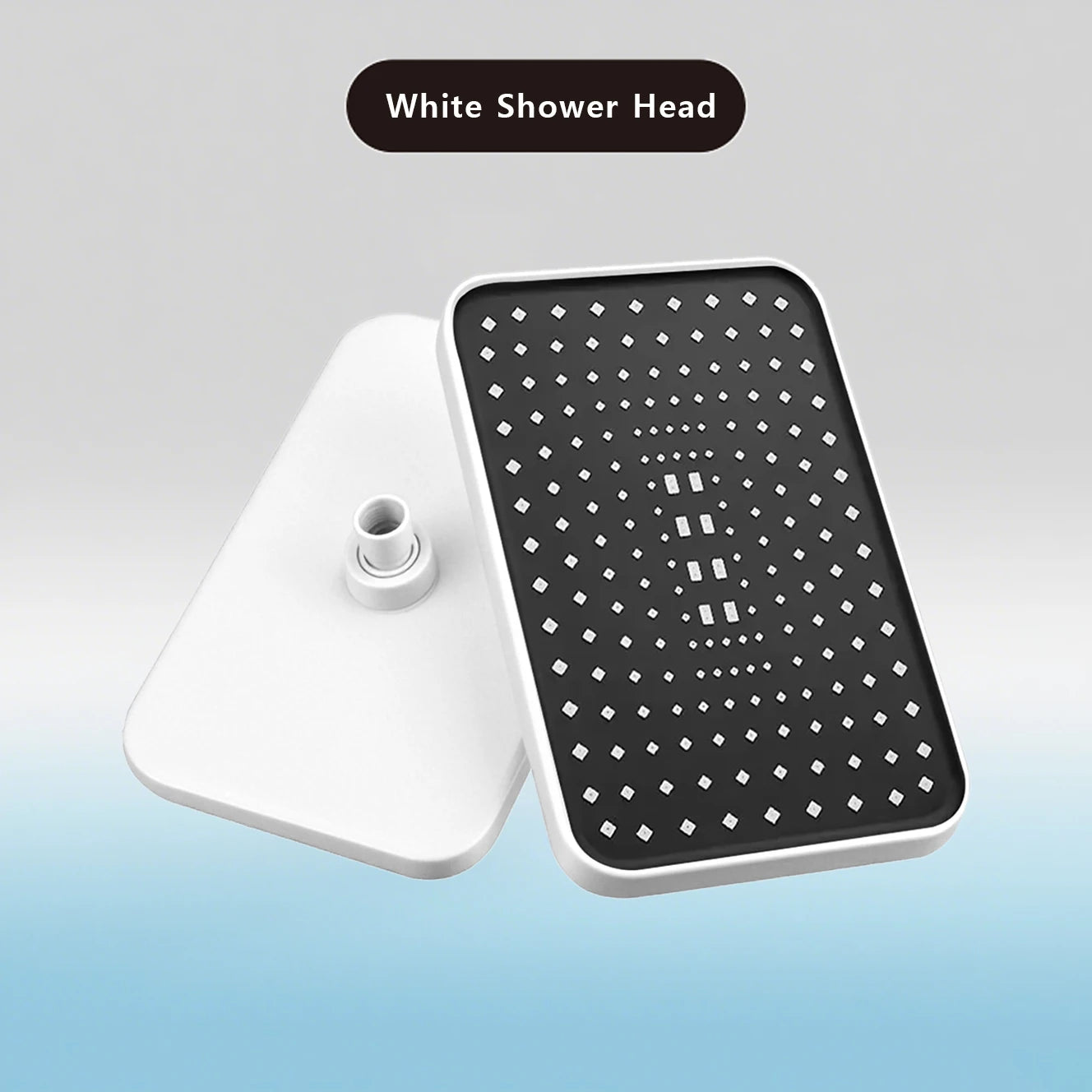 Large Flow High Pressure Shower Head Spray Bathroom Rain Shower Silicone Water-saving Nozzle Pressurization Handheld Accessories White Top spray Magic Electronics Sf13c70586ed64c6dbf199029d5582eafq White Top spray