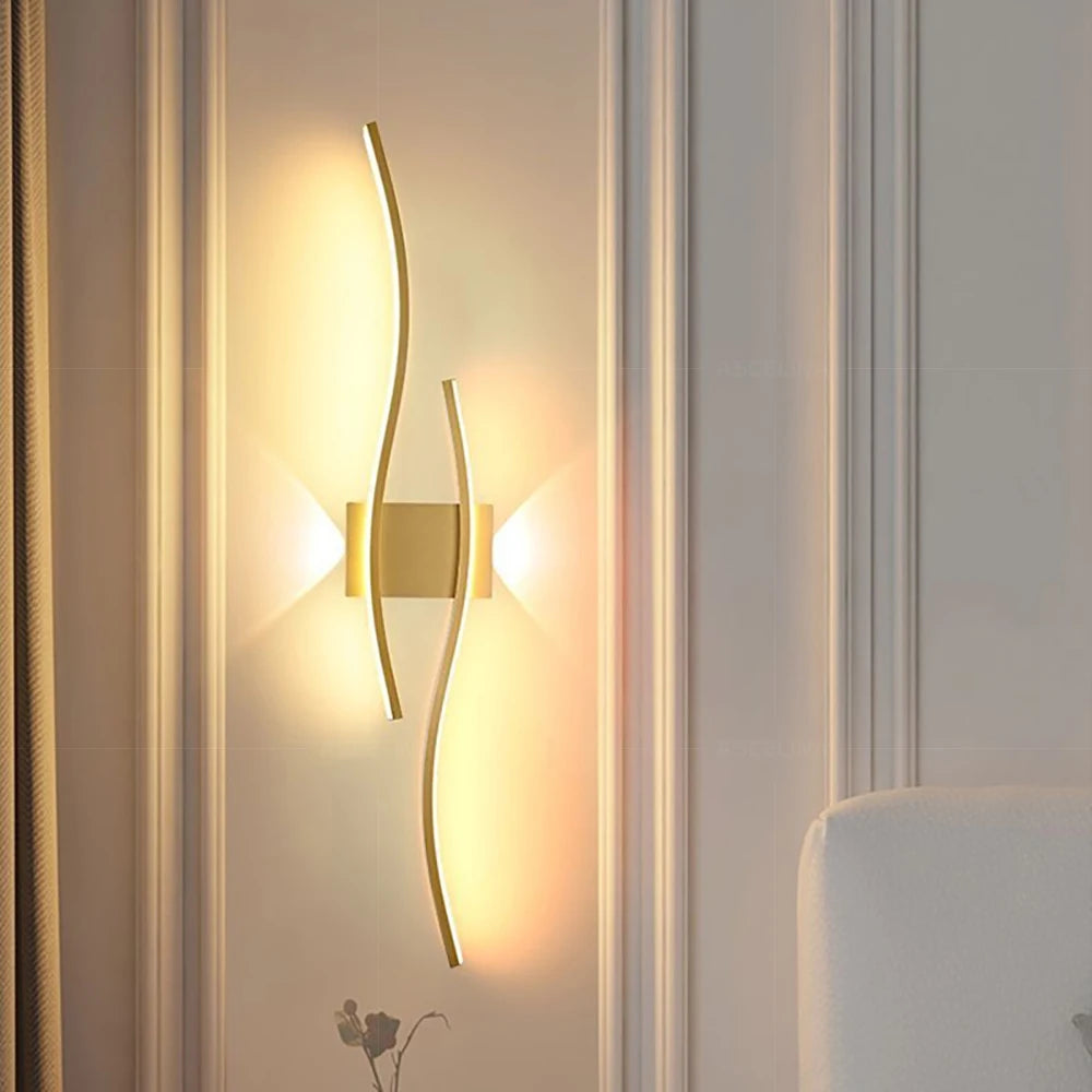 LED Wall Lamp Smart Remote Control Adjustable Color Temperature Brightness Bedroom Living Room Home Upper and Lower Led Lamps - Magic Electronics