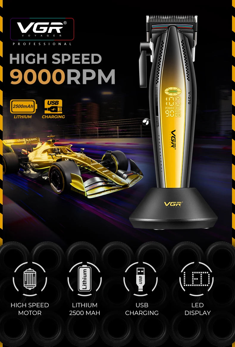 VGR V-270 High end Hair Clipper Set Hair Salon Household Electric Hair Clipper Metal Mech Wind Alloy Blade 9000 RPM Hair Trimmer Magic Electronics Sf2ba2089a15546a586dcac118c6630c7w_cde8d242-82d1-47ca-9808-051ebf931b0d