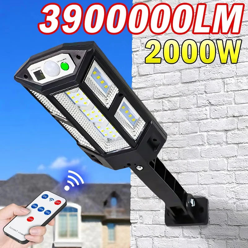 Newest Solar LED Light 300000LM Outdoor Solar Lamp Of Motion Sensor 4 Mode Waterproof IP65 Solar Garden Light Street Yard Lanter Magic Electronics Sf3adc77769af44098f0c11cd7ca8a5a5S