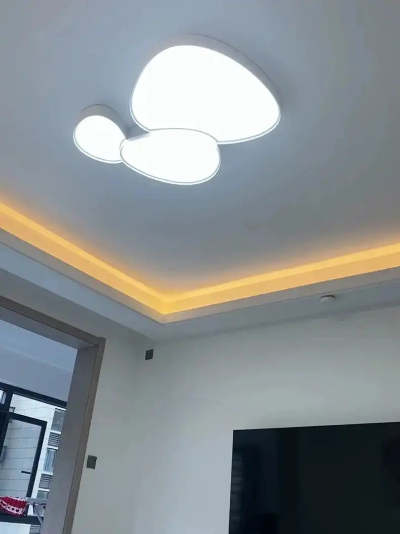 Modern Living Room LED Ceiling Lights Nordic Home Decor Indoor Bedroom Lamp Black White AC 90-260V Ceiling Chandeliers Lighting - Magic Electronics