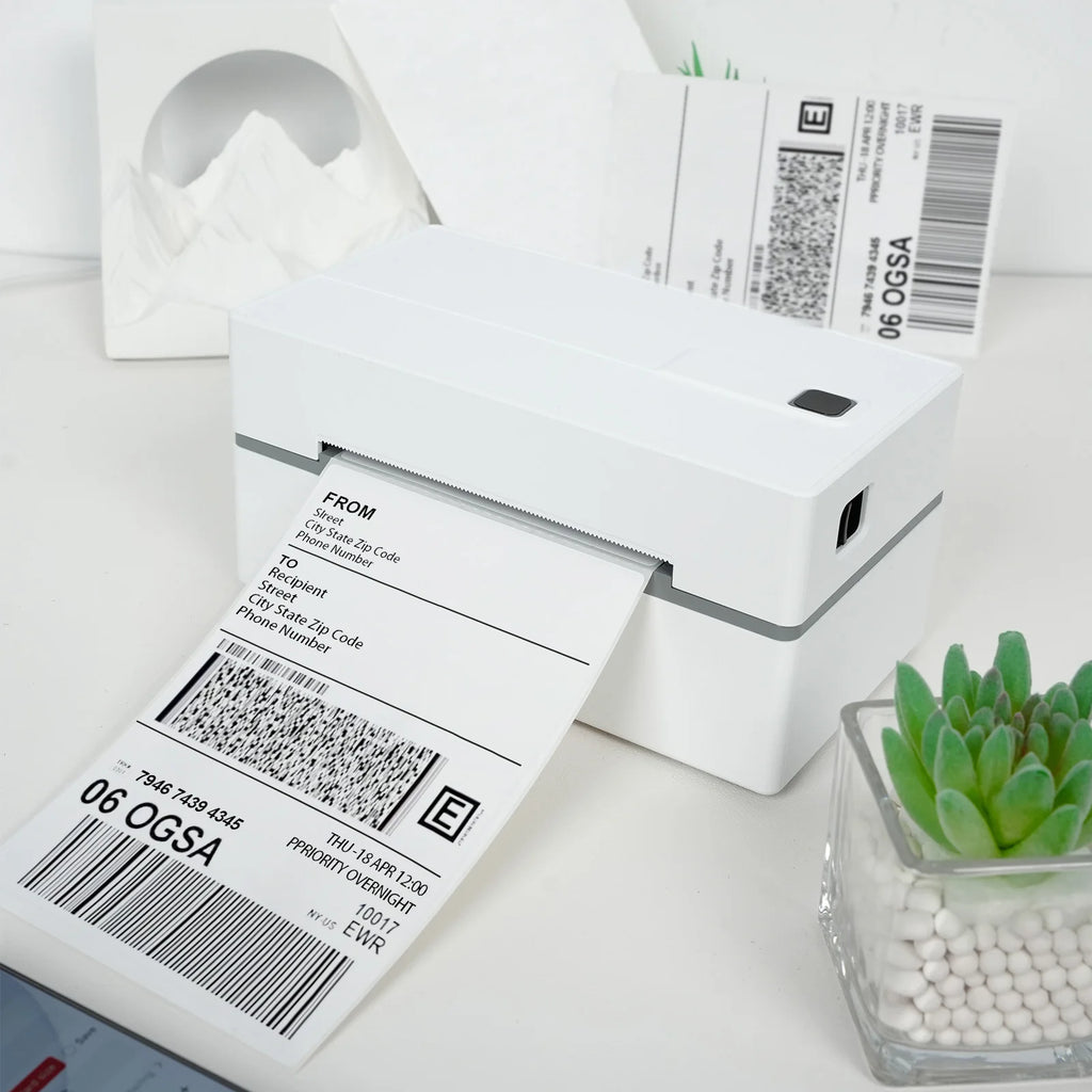 Thermal Label Printer Portable No Ink Required 203DPI 4x6 for Small Business Bluetooth USB High Speed Express Airway Bill Magic Electronics Sf4d21638468e475997f019f97c9af4ecu