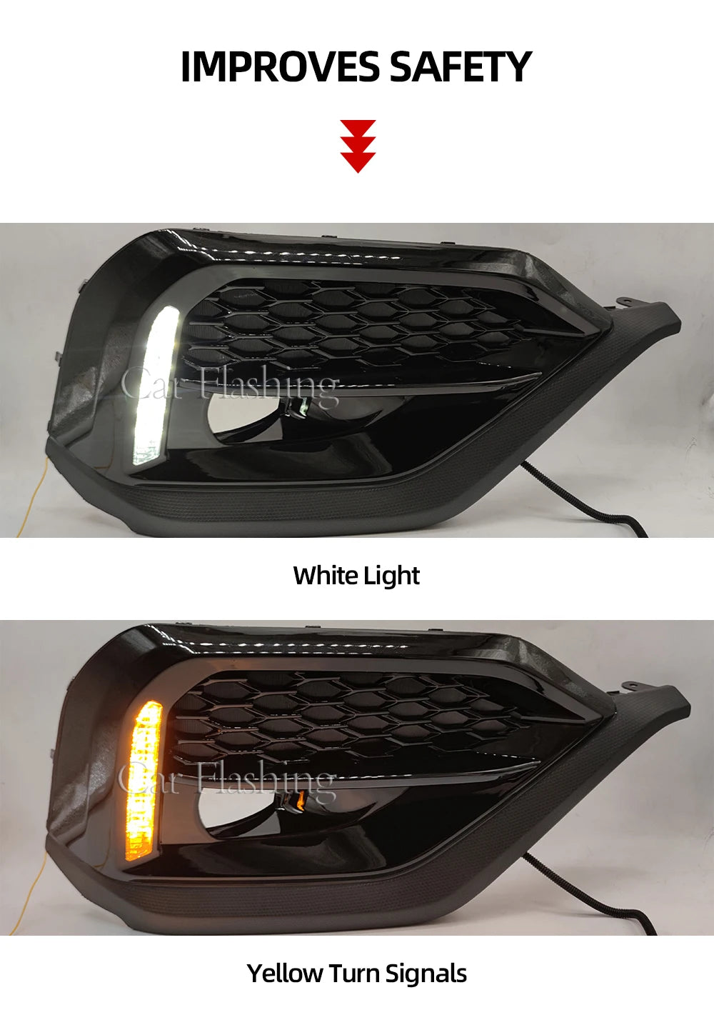 Car LED Daylight DRL For Subaru WRX STI 2022 2023 Daytime Running Lights Fog Lamp cover with yellow Turn Signal Foglight Magic Electronics Sf5041846fa1a484b9be39f1967638e44d