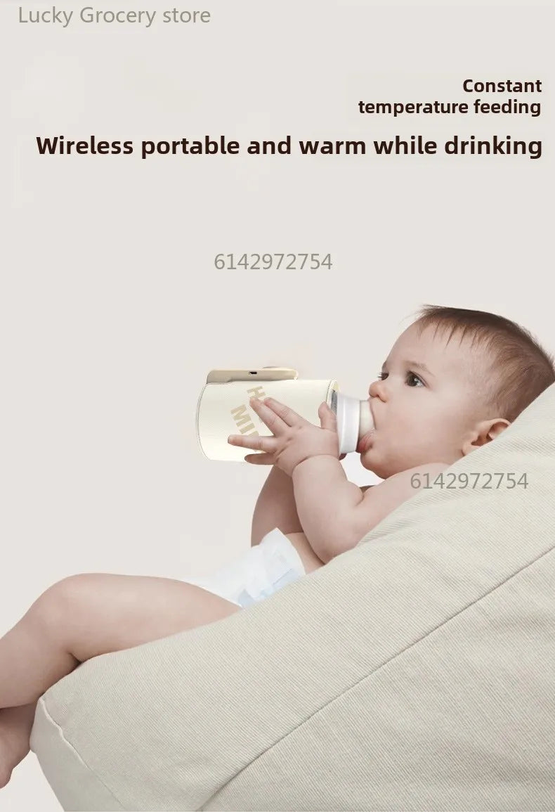 USB Multifunctional High-capacity Baby Feeding Bottle Smart Temperature Control Warmer Screen Newborn Baby Bottle Warmer Sleeve Magic Electronics Sf544922cd57c41a68b301376a2dd5eabi