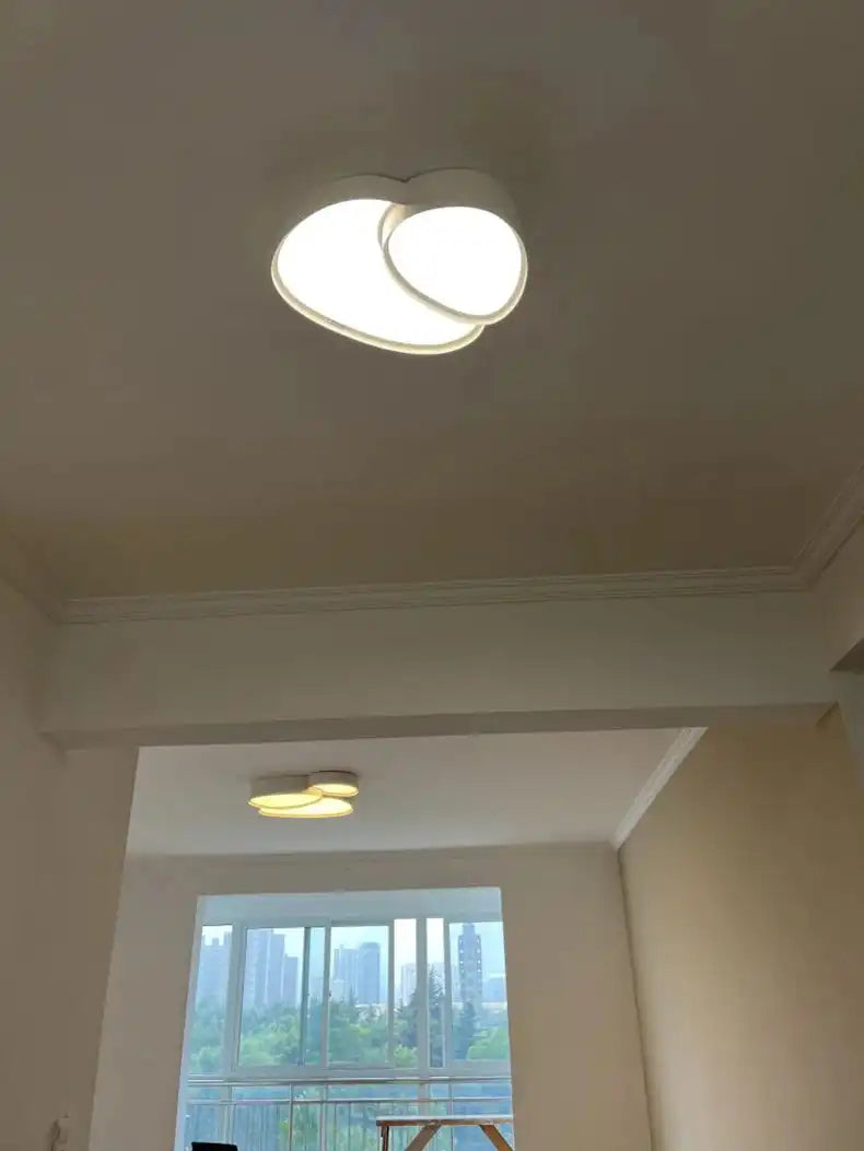 Modern Living Room LED Ceiling Lights Nordic Home Decor Indoor Bedroom Lamp Black White AC 90-260V Ceiling Chandeliers Lighting - Magic Electronics