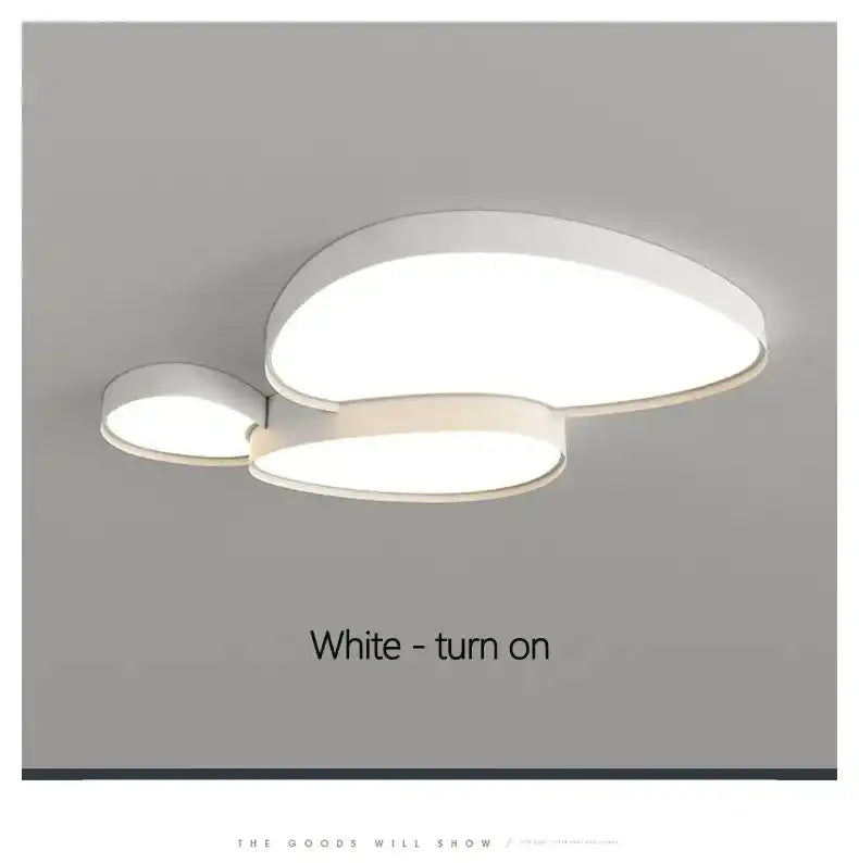Modern Living Room LED Ceiling Lights Nordic Home Decor Indoor Bedroom Lamp Black White AC 90-260V Ceiling Chandeliers Lighting - Magic Electronics