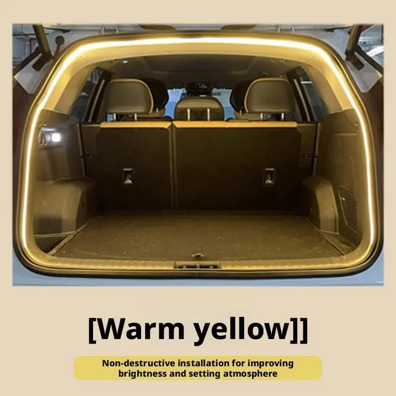 Sensor Tail Box Light Strip Ultra-Bright Car Trunk LED Car Interior Decorative Lamp Strip Automatic Atmosphere Light - Magic Electronics