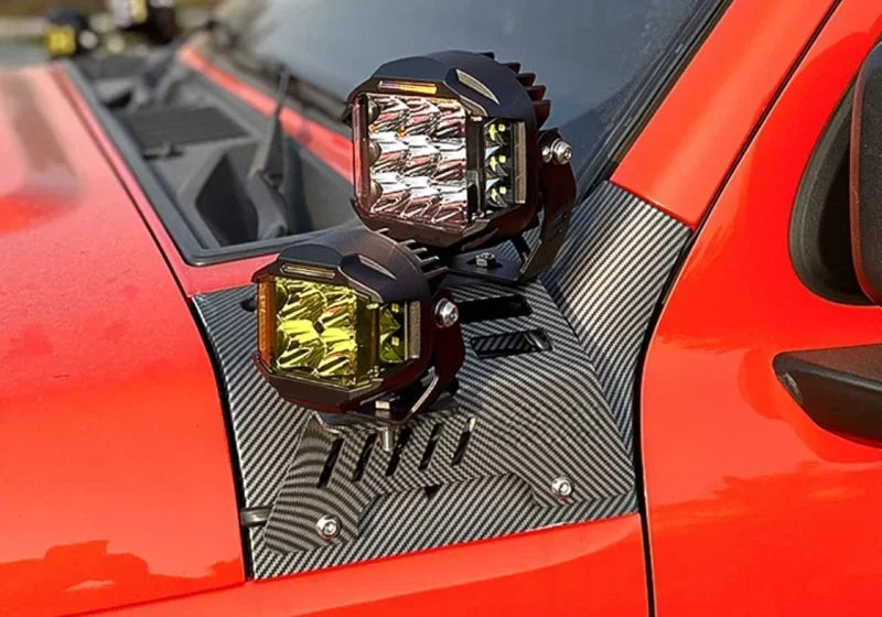 Car A-pillar Bracket Fit for GWM Tank 300 2020-2024 Modified LED Auxiliary Light Cover A-pillar Spotlight Bracket Accessories Magic Electronics Sf90c149675d7442a87a3049ac76b4404l