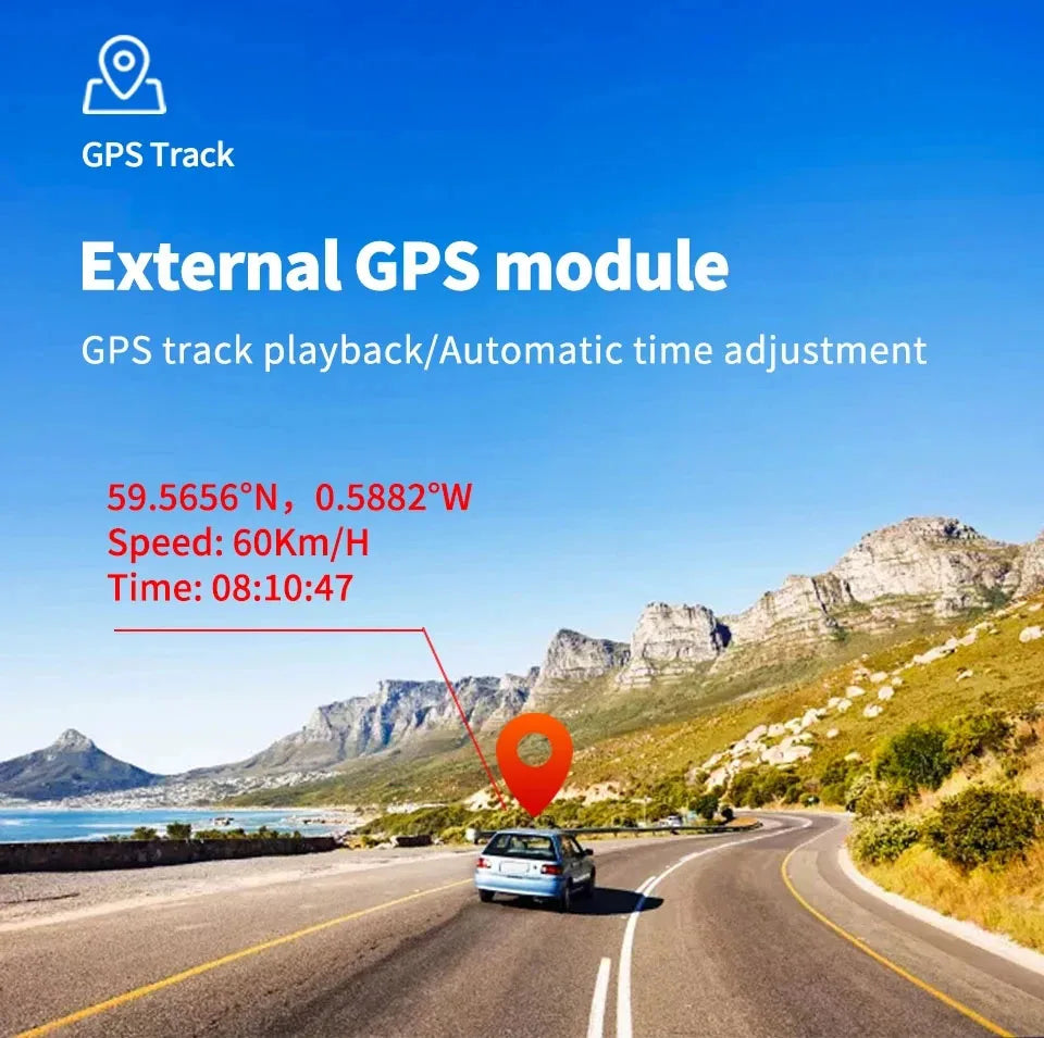 10.26 Inch 4K 3840*2160P Car Dvr Carplay Android-Auto Dash Cam Cabin GPS 5G WIFI FM BT Dual Lens Camera Dashcam Drived Record Magic Electronics Sf91588b70df84f09aedb4485c509dd5dx