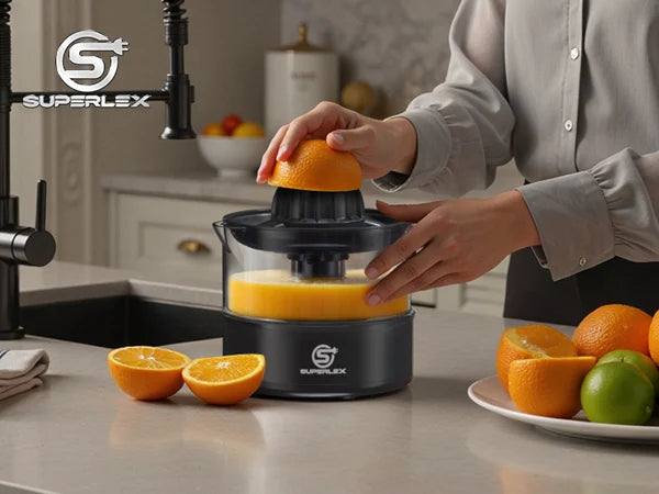 SUPERLEX Electric Citrus Juicer 500ML Large Capacity Electric Squeezer Higher Juice Yield Fruit Press Machine New For Household Magic Electronics Sf9415bcc0d9b4f0d8a6a8eadf0a8e8e3I