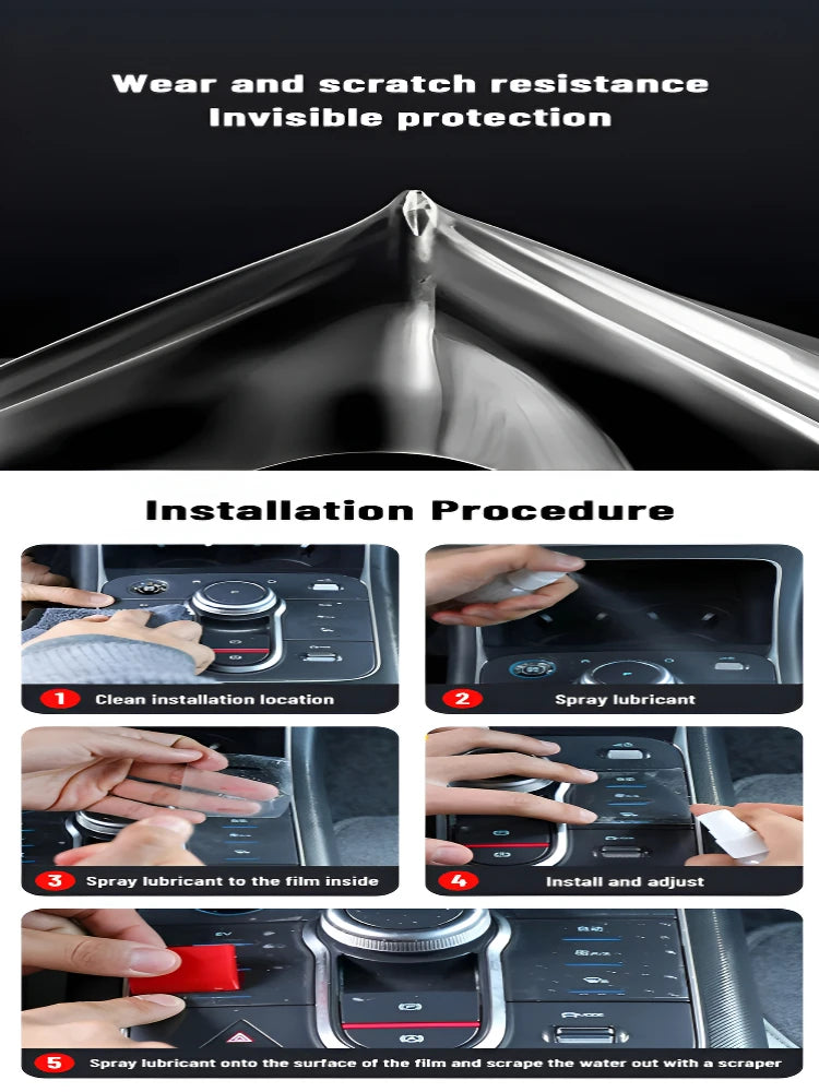For Modern Palisade 2023-2024 Dashboard Multimedia Navigation Transparent Anti-Scratch Protection Film Modification for Magic Electronics Sf98d59e0079f4da38f8778f03b588f76m