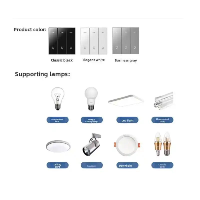 Zigbee Smart Switch Glass Panel Tuya Smart Home App Remote Control With Timer Function Voice Control Intelligent Button Switch - Magic Electronics