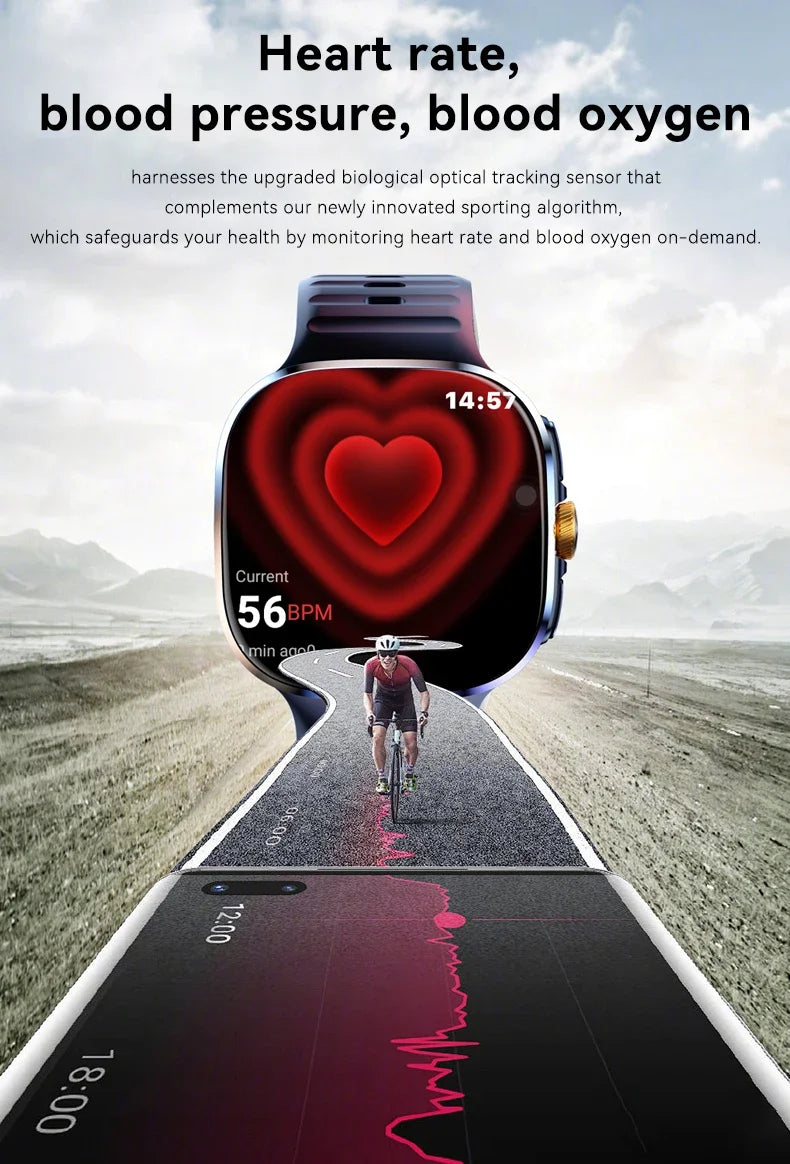 New M99 5G Cellular Version Smartwatch 2.4inch Amoled Larger Screen Android Smart Watch With Rotary Camera Sim Card Slot WIFI - Magic Electronics