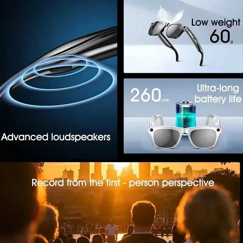 Lenovo 8K HDSmart AI Glasses With 100mp Camera Chat GPT Touch Sport Sunglasses Bluetooth Calling Music Player For Men Women Gift Magic Electronics Sfb4f7ca39a4c4e2da3cc15c78f10b2dd3