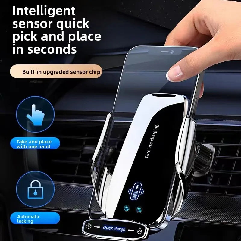 Wireless Charger For Car Mobile Cell Phone Holder Support For Mobile Car Mount Automotive Electric Induction Auto Clamping Magic Electronics Sfb7b4d52edd1418d95bbcb52381f14cfq