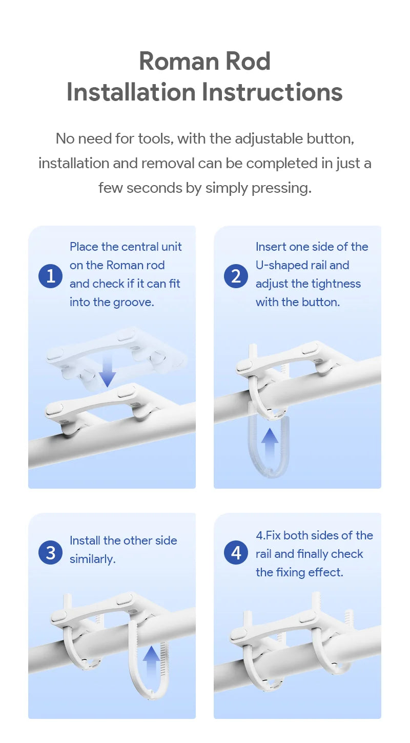 Tuya Smart Curtain Robot Bluetooth/Zigbee Rail Curtain Robot Electric Drive Track Rod Automatic Curtain Opener Voice Control Magic Electronics Sfc233f40caf44448bd7675f44810d00dy