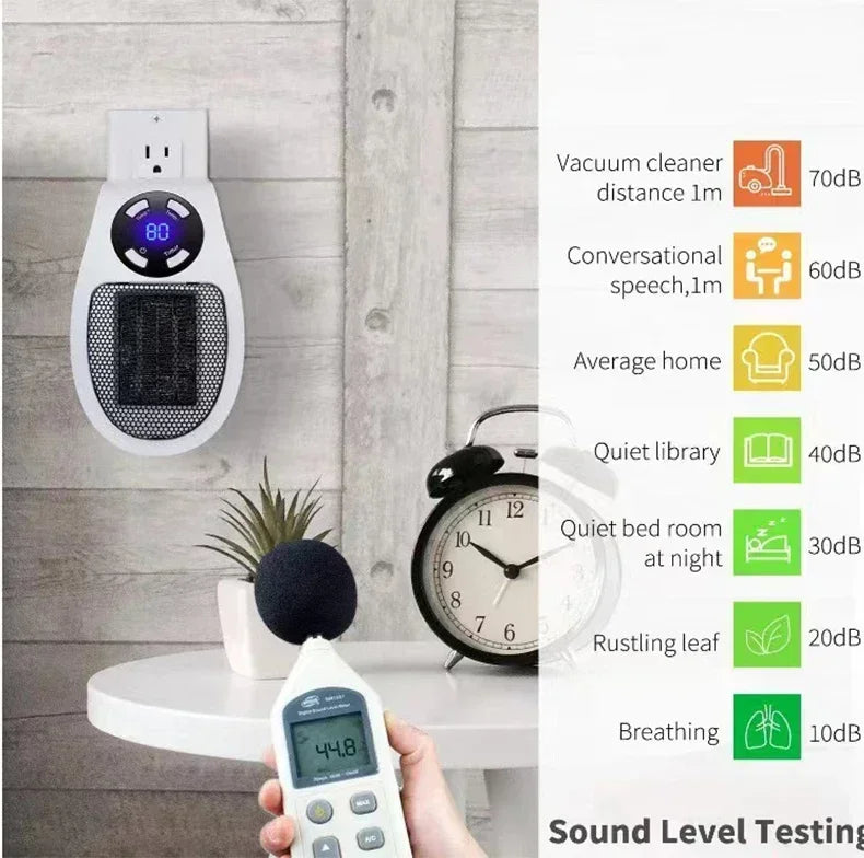 350W Portable Heater Electric Heater Convenient Room Heater Remote Control Wall Mounted Heater Winter Heating Home Appliance - Magic Electronics