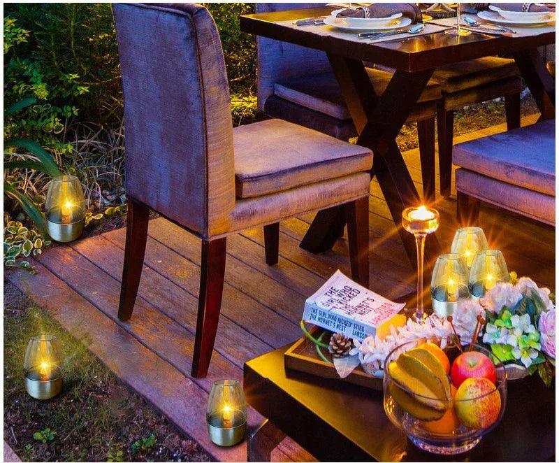 LED Solar Candles Light Flameless Rechargeable Night Light For Wedding Party Garden Decor Outdoor Waterproof Solar Candles Lamp Magic Electronics Sfed44f59187a45c6a98f39d9fc6825e01