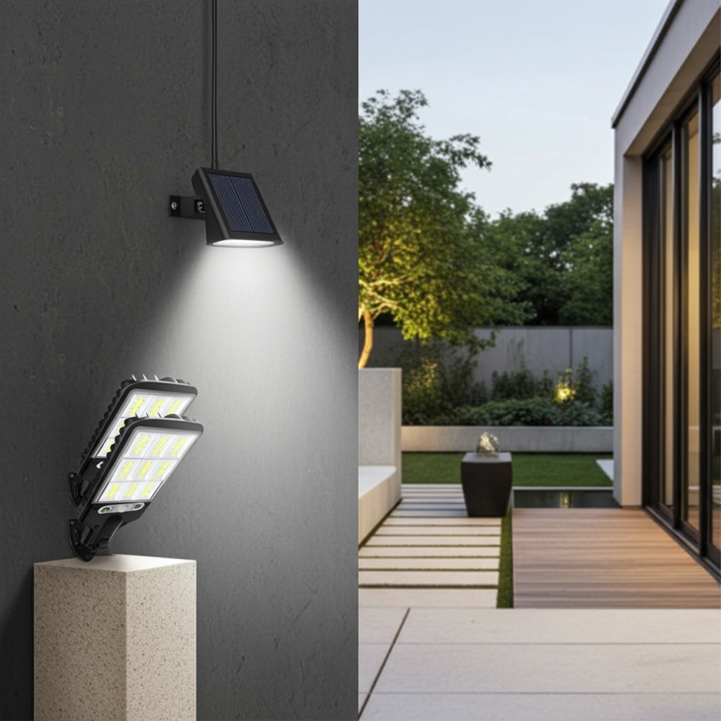 1/8pc Solar Outdoor Floodlight Security Wireless Lamp Illumination for Driveway Patio Garage Pathway Energy-Efficient LED Garden Magic Electronics X_6KaY6HENv4pMYP3P3P6AM_3_gps_generated
