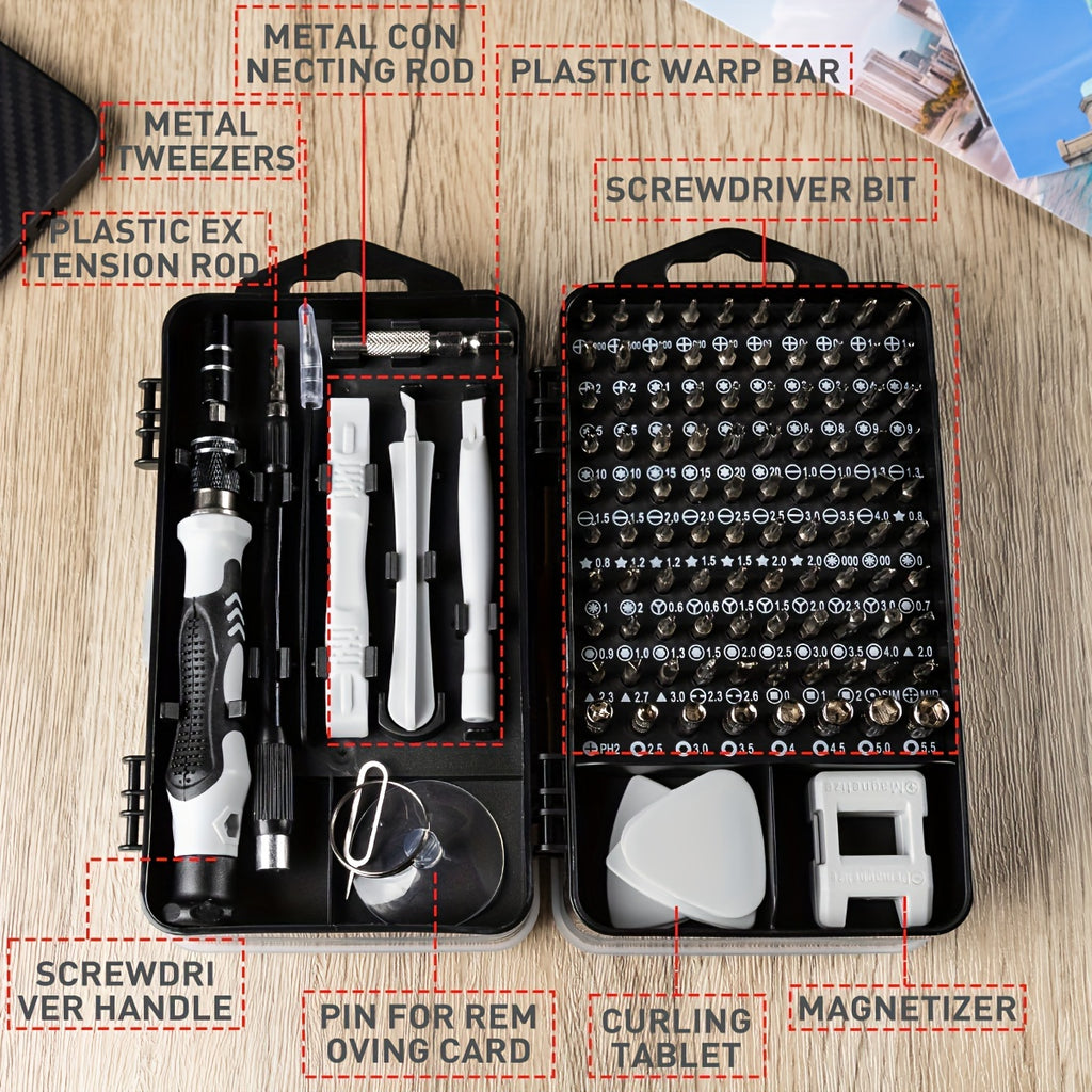 117in 1 Precision Screwdriver Set, Electronics Magnetic Repair Tool Kit with Case for Repair Computer, for iPhone, PC, Cellphone, Laptop, for Switch, PS4, Game Console, Watch, Glasses Etc Magic Electronics dd57a4e9-c6f3-4b7c-b90a-6d507c27d10c